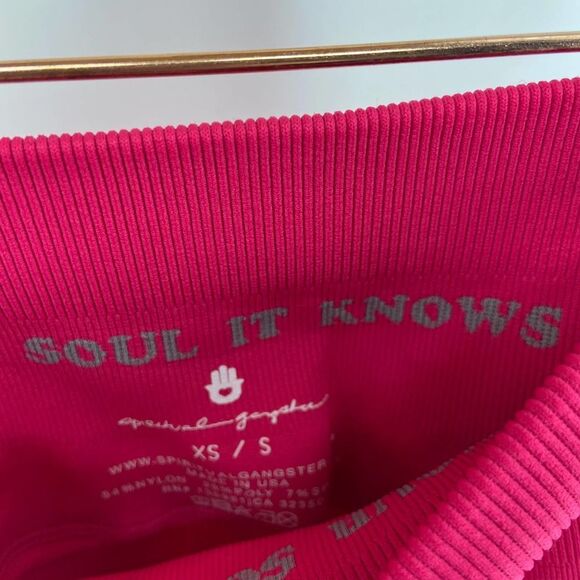 Spiritual Gangster Self Love Cherry Pink Full Length Legging NWT Womens XS/S - Picture 6 of 6